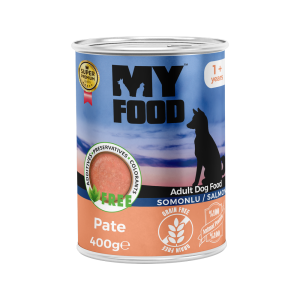 MyFood Yetişkin Köpekler için Somonlu Pate Yaş Mama