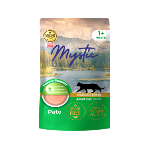 Mystic Yetişkin Kediler için Kuzulu Pate Pouch Yaş Mama
