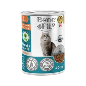 Benefit Kısırlaştırılmış Kediler için Somonlu Yaş Mama