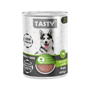 Tasty Yetişkin Köpekler için Kuzulu Pate Yaş Mama